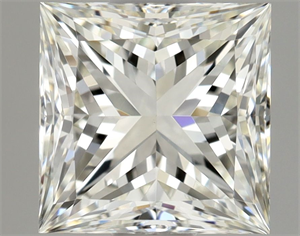 Picture of Natural Diamond 1.02 Carats, Princess with  Cut, J Color, VS1 Clarity and Certified by GIA