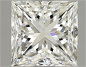 Natural Diamond 1.02 Carats, Princess with  Cut, J Color, VS1 Clarity and Certified by GIA