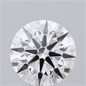 Lab Grown Diamond 2.07 Carats, Round with Ideal Cut, D Color, VVS1 Clarity and Certified by IGI