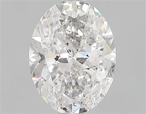 Picture of Natural Diamond 1.00 Carats, Oval with  Cut, E Color, I1 Clarity and Certified by GIA