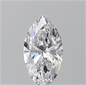 Natural Diamond 0.50 Carats, Marquise with  Cut, D Color, VVS2 Clarity and Certified by GIA