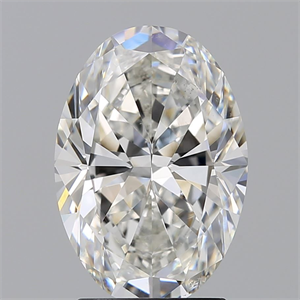 Picture of Natural Diamond 2.01 Carats, Oval with  Cut, G Color, SI1 Clarity and Certified by GIA