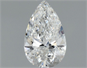 Natural Diamond 0.73 Carats, Pear with  Cut, F Color, VVS2 Clarity and Certified by GIA