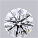 Lab Grown Diamond 1.06 Carats, Round with Ideal Cut, D Color, VVS1 Clarity and Certified by IGI