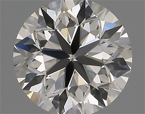Picture of Natural Diamond 1.02 Carats, Round with Very Good Cut, H Color, VVS2 Clarity and Certified by IGI