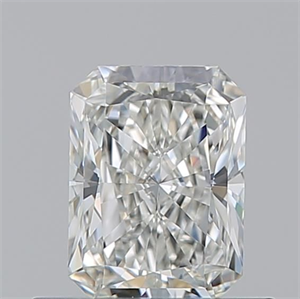 Picture of Natural Diamond 0.63 Carats, Radiant with  Cut, H Color, VVS2 Clarity and Certified by GIA