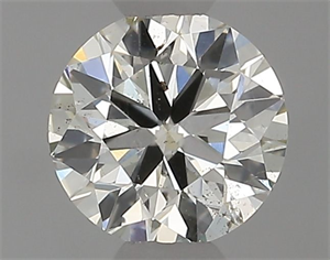 Picture of Natural Diamond 0.40 Carats, Round with Excellent Cut, I Color, SI1 Clarity and Certified by IGI