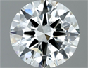 Natural Diamond 0.50 Carats, Round with Excellent Cut, I Color, SI1 Clarity and Certified by IGI