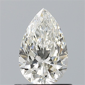 Picture of Natural Diamond 0.71 Carats, Pear with  Cut, H Color, VVS1 Clarity and Certified by IGI
