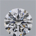 Natural Diamond 0.46 Carats, Round with Excellent Cut, E Color, VVS1 Clarity and Certified by GIA