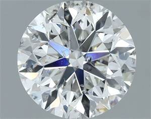 Picture of Natural Diamond 1.02 Carats, Round with Very Good Cut, G Color, SI2 Clarity and Certified by GIA