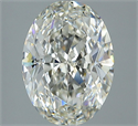 Natural Diamond 3.01 Carats, Oval with  Cut, K Color, VS2 Clarity and Certified by GIA