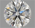 Natural Diamond 0.71 Carats, Round with Very Good Cut, H Color, VS2 Clarity and Certified by GIA