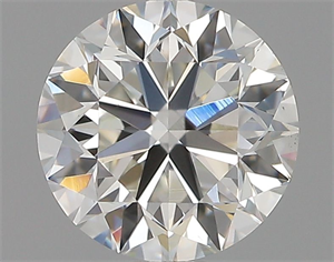 Picture of Natural Diamond 0.71 Carats, Round with Very Good Cut, H Color, VS2 Clarity and Certified by GIA