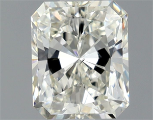 Picture of Natural Diamond 0.90 Carats, Radiant with  Cut, J Color, VS2 Clarity and Certified by GIA