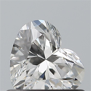 Foto Diamante Natural 0.50 quilates, Corazón , Color H, claridad VS1 y certificado GIA de