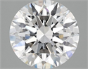Lab Grown Diamond 3.10 Carats, Round with Excellent Cut, E Color, VS2 Clarity and Certified by IGI