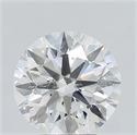 Diamante Natural 3.67 quilates, Redondo , Color D, claridad SI2 y certificado GIA