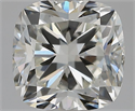 Natural Diamond 1.70 Carats, Cushion with  Cut, I Color, SI1 Clarity and Certified by GIA
