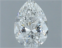 Natural Diamond 0.40 Carats, Pear with  Cut, F Color, VS1 Clarity and Certified by GIA