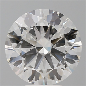 Picture of Lab Grown Diamond 6.04 Carats, Round with Excellent Cut, F Color, VVS2 Clarity and Certified by IGI