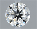 Diamante Natural 0.70 quilates, Redondo , Color G, claridad IF y certificado IGI