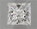 Natural Diamond 0.35 Carats, Princess with  Cut, E Color, SI1 Clarity and Certified by GIA