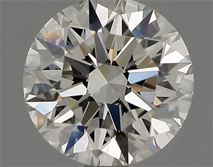 Picture of Natural Diamond 1.11 Carats, Round with Excellent Cut, I Color, VVS2 Clarity and Certified by IGI