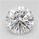 Lab Grown Diamond 4.07 Carats, Round with Ideal Cut, E Color, VS1 Clarity and Certified by IGI