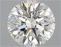 Natural Diamond 0.70 Carats, Round with Excellent Cut, J Color, IF Clarity and Certified by GIA