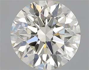 Picture of Natural Diamond 0.70 Carats, Round with Excellent Cut, J Color, IF Clarity and Certified by GIA