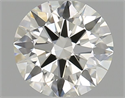 Diamante Natural 0.73 quilates, Redondo , Color J, claridad IF y certificado GIA