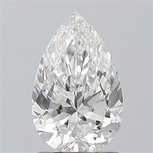 Picture of Natural Diamond 1.20 Carats, Pear with  Cut, G Color, SI2 Clarity and Certified by GIA