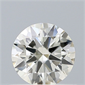 Natural Diamond 0.41 Carats, Round with Excellent Cut, I Color, IF Clarity and Certified by IGI