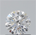 Natural Diamond 0.70 Carats, Round with Excellent Cut, E Color, SI1 Clarity and Certified by GIA