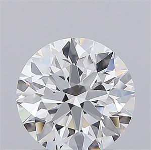 Picture of Lab Grown Diamond 1.01 Carats, Round with Excellent Cut, D Color, VS1 Clarity and Certified by IGI