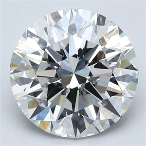 Picture of Natural Diamond 2.70 Carats, Round with Excellent Cut, H Color, SI1 Clarity and Certified by GIA