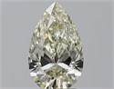 Natural Diamond 2.50 Carats, Pear with  Cut, M Color, SI2 Clarity and Certified by GIA