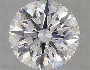 Picture of Lab Grown Diamond 3.37 Carats, Round with Excellent Cut, D Color, VVS1 Clarity and Certified by GIA