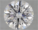 Lab Grown Diamond 3.37 Carats, Round with Excellent Cut, D Color, VVS1 Clarity and Certified by GIA