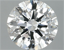 Lab Grown Diamond 2.09 Carats, Round with Ideal Cut, D Color, VVS2 Clarity and Certified by IGI