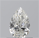 Natural Diamond 0.58 Carats, Pear with  Cut, H Color, VS2 Clarity and Certified by GIA