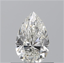 Natural Diamond 0.58 Carats, Pear with  Cut, H Color, VS2 Clarity and Certified by GIA