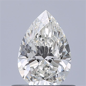 Picture of Natural Diamond 0.50 Carats, Pear with  Cut, H Color, VVS1 Clarity and Certified by GIA