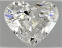 Natural Diamond 1.02 Carats, Heart with  Cut, F Color, SI2 Clarity and Certified by HRD