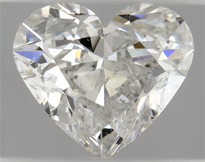 Picture of Natural Diamond 1.02 Carats, Heart with  Cut, F Color, SI2 Clarity and Certified by HRD