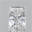 Natural Diamond 0.51 Carats, Radiant with  Cut, F Color, VVS1 Clarity and Certified by GIA