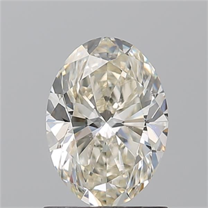 Picture of Natural Diamond 1.20 Carats, Oval with  Cut, K Color, VS2 Clarity and Certified by GIA