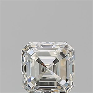 Picture of Natural Diamond 0.70 Carats, Asscher with  Cut, J Color, VVS2 Clarity and Certified by GIA