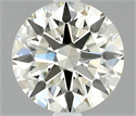 Diamante Natural 0.83 quilates, Redondo , Color K, claridad VVS2 y certificado IGI